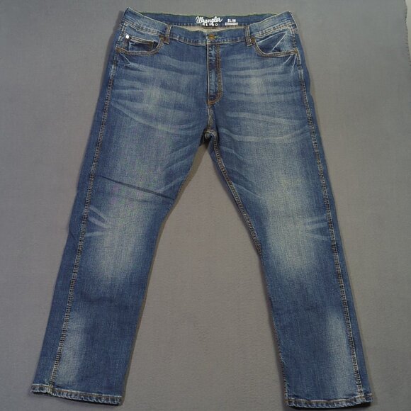 Wrangler Jeans Men's 42x32 Fits 40x32 Blue Retro Slim Straight Western Denim - Picture 1 of 10